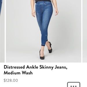 Spanx Distressed Ankle Skinny Leggings